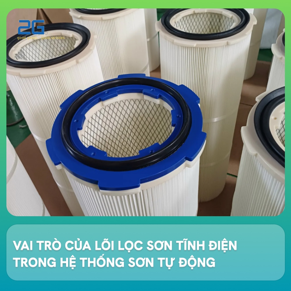 Vai trò của lõi lọc sơn tĩnh điện trong hệ thống sơn tự động