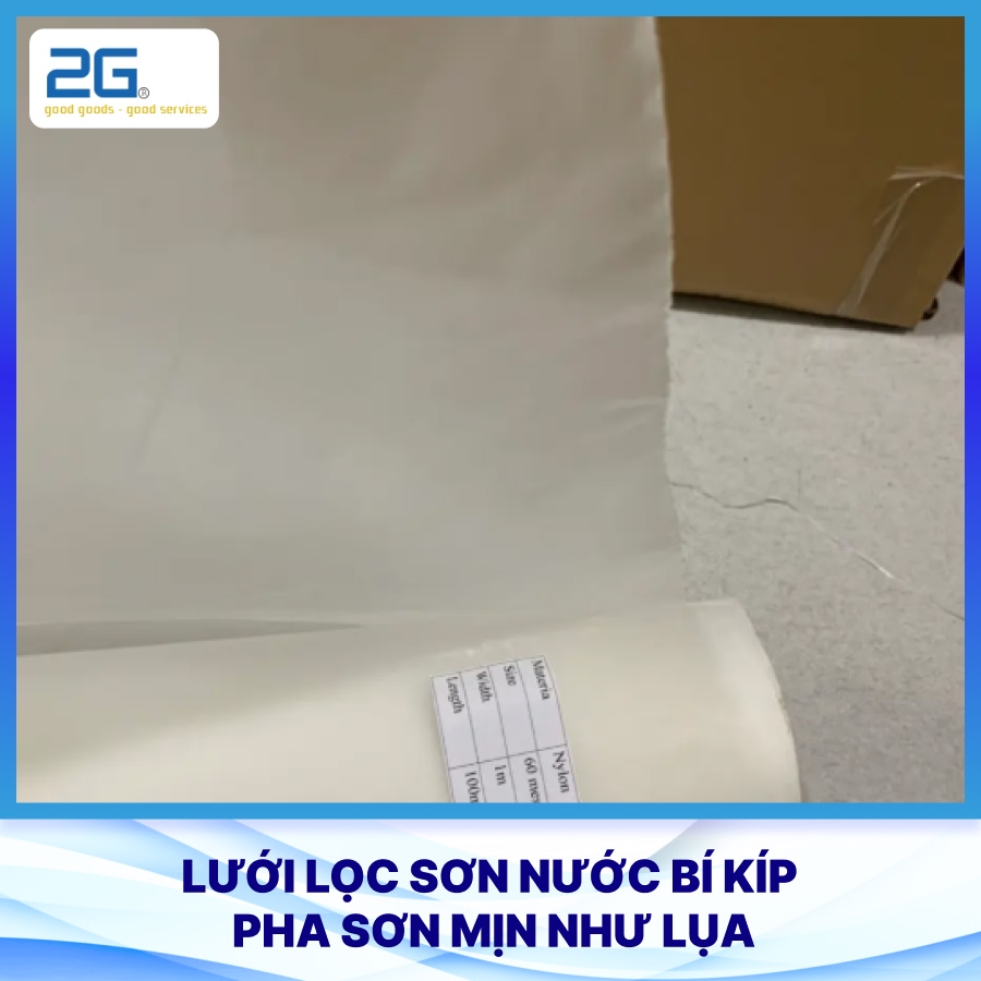 Lưới lọc sơn nước bí kíp pha sơn mịn như lụa