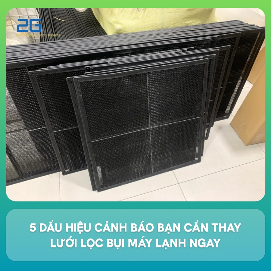 5 dấu hiệu cảnh báo bạn cần thay lưới lọc bụi máy lạnh ngay