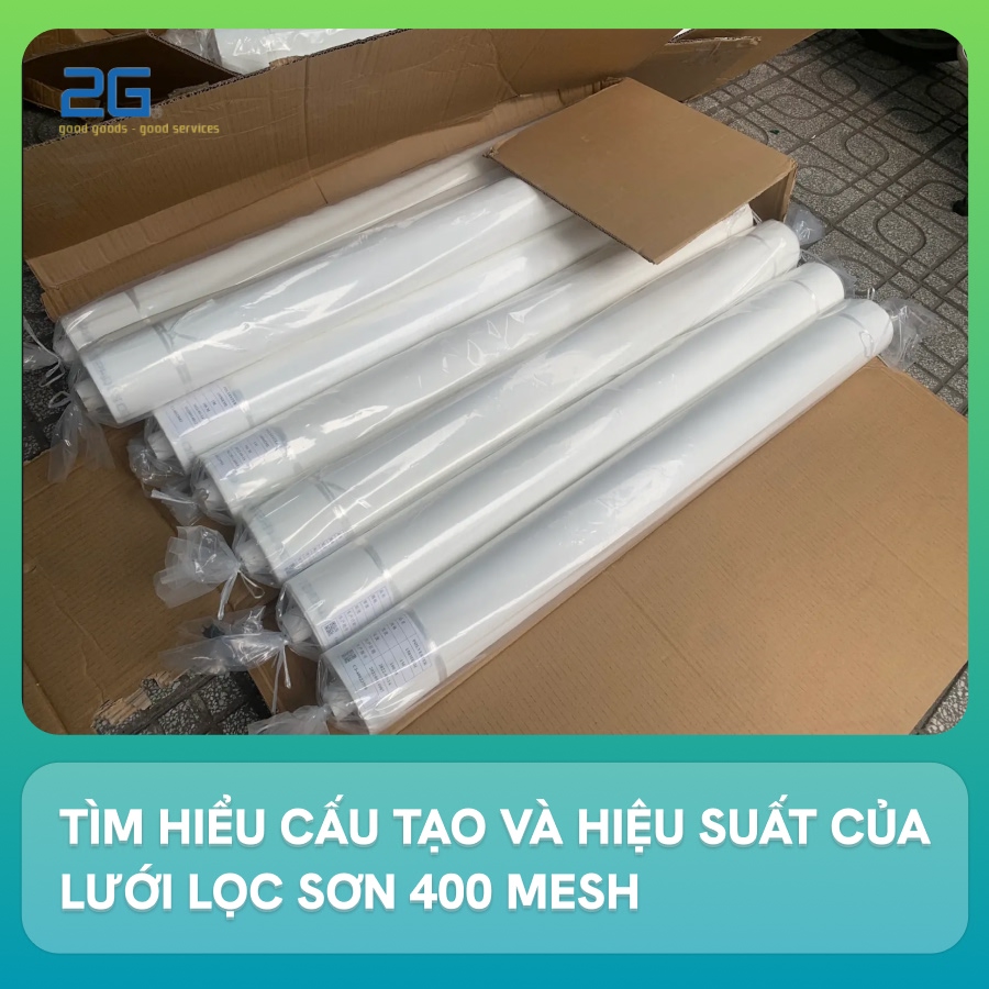 Tìm hiểu cấu tạo và hiệu suất của lưới lọc sơn 400 mesh