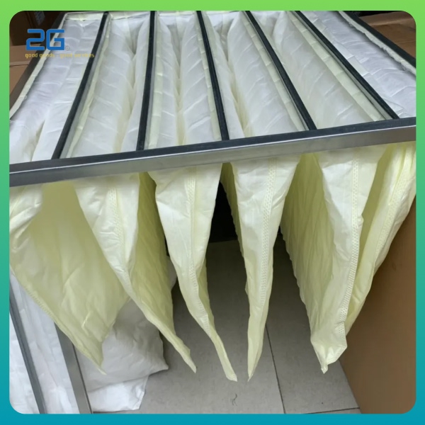Túi lọc khí sạch được phân loại theo hiệu suất lọc với các cấp độ từ F5 đến F9