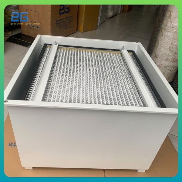  Hộp lọc hepa được làm bằng thép và sơn tĩnh điện hoặc inox chất lượng cao.