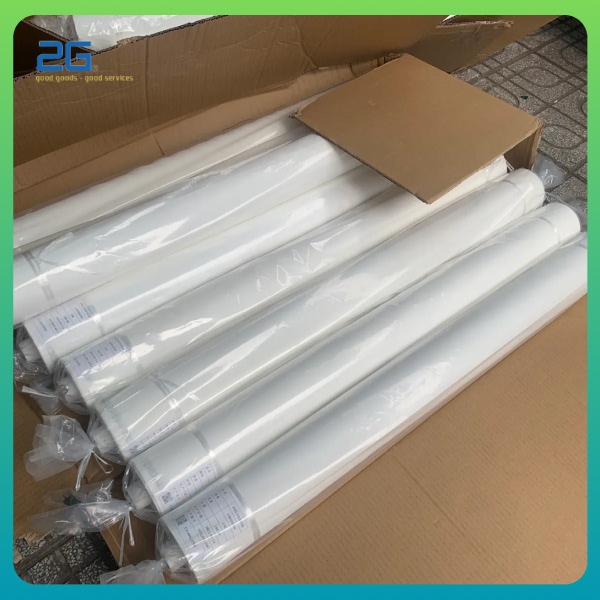 Lọc mịn bằng lưới 450 mesh được áp dụng để lọc mực in flexo hoặc in lụa