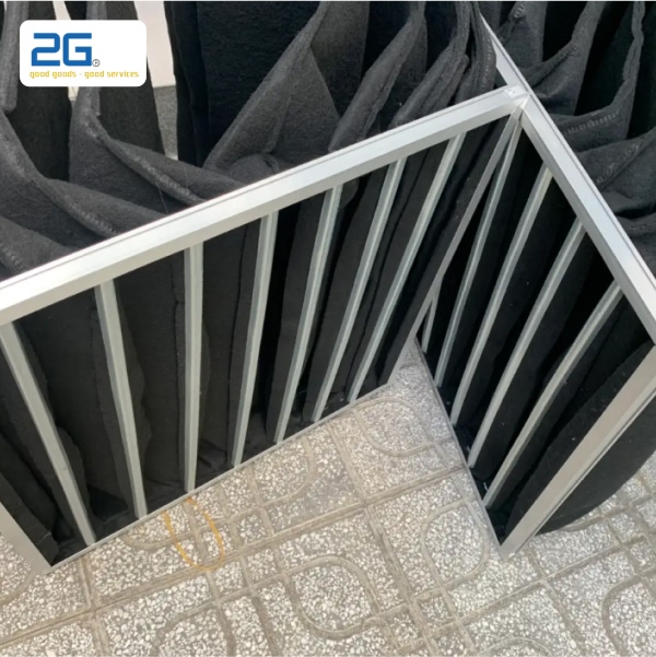 Túi lọc carbon than hoạt tính là thiết bị lọc khí được thiết kế để loại bỏ bụi, mồ hôi và các khí độc hại
